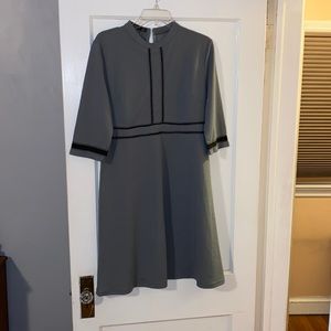 Polyester/ Spandex grey dressy dress